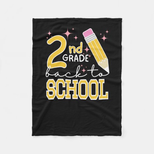 Tweede rang naar school fleece deken (Voorkant)