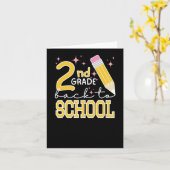 Tweede rang naar school kaart (Gele Bloem)