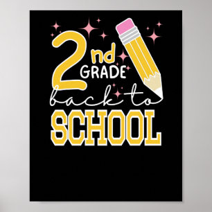 Tweede rang naar school poster