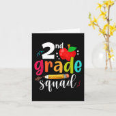 Tweede rang: naar school tweede klas kaart (Gele Bloem)