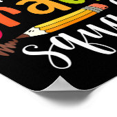 Tweede rang: naar school tweede klas poster (Hoek)