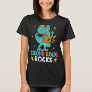 Tweede rang: Rex Dino terug naar schoolleraar T-shirt