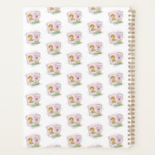 Tweede rang voor leraar roze Notitieboek Koffiepla (Achterkant)