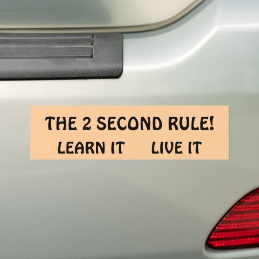 Tweede regel bumpersticker (Op auto)