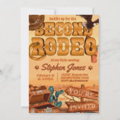 Tweede Rodeo - Cowboy 2e verjaardag Kaart (Voorkant)