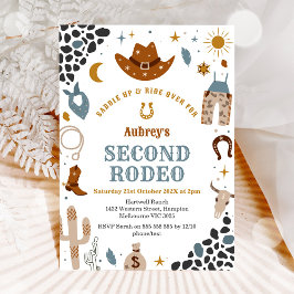 Tweede Rodeo Cowboy Western 2e Verjaardag Kaart