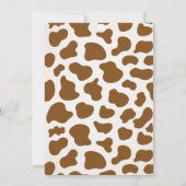 Tweede Rodeo Cowboy Wild West Birthday Party Kaart (Achterkant)