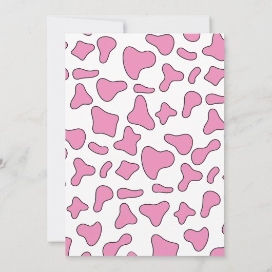 Tweede Rodeo Roze Western 2e Verjaardag Kaart (Achterkant)