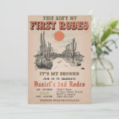 Tweede Rodeo Westelijke Cowboy Dit Is Niet Mijn Ee Kaart (Staand voorkant)