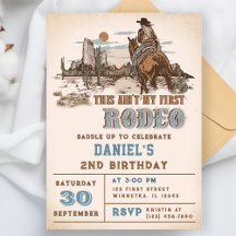 Tweede Rodeo Westerne Cowboy 2e verjaardag