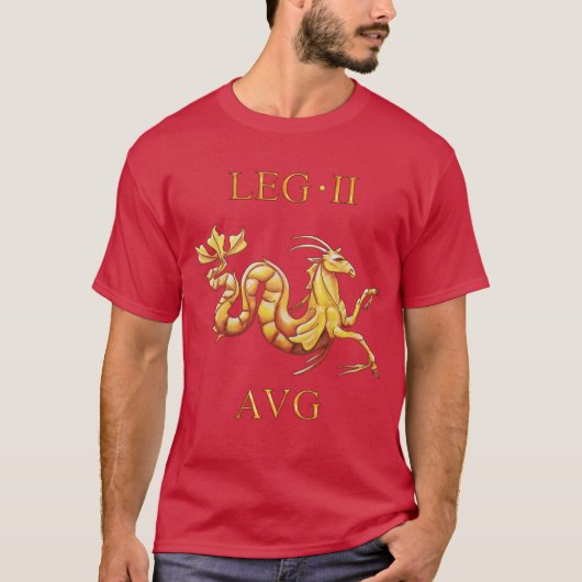 Tweede Romeinse Legion II Augusta T-shirt (Voorkant)