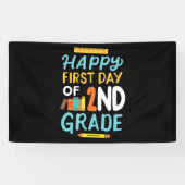 Tweede schooljaar spandoek (Horizontaal)