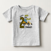 Tweede shirt voor verjaardag bulldozer (Voorkant)