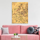 Tweede slag bij Bull Run 3 Canvas Afdruk (Insitu (Woonkamer))