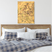 Tweede slag bij Bull Run 3 Canvas Afdruk (Insitu (Slaapkamer))