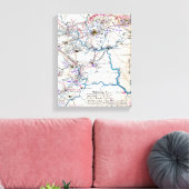 Tweede slag bij Bull Run 6 Canvas Afdruk (Insitu (Woonkamer))