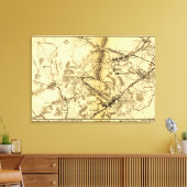 Tweede slag bij Bull Run 7 Canvas Afdruk (Insitu (Woonkamer))