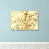 Tweede slag bij Bull Run 7 Canvas Afdruk (Insitu (Houten vloer))