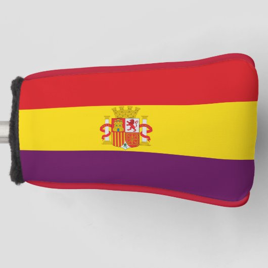 Tweede Spaanse Republiek Vlag Golfheadcover (Voorkant)