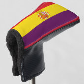 Tweede Spaanse Republiek Vlag Golfheadcover (3/4 voorkant)