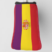 Tweede Spaanse Republiek Vlag Golfheadcover (Draai 90)