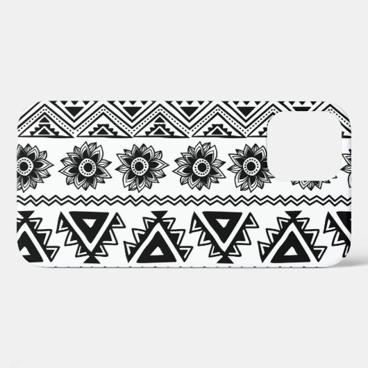 Tweede stam etnische, naadloze patroon. Case-Mate iPhone case (Achterkant (horizontaal))