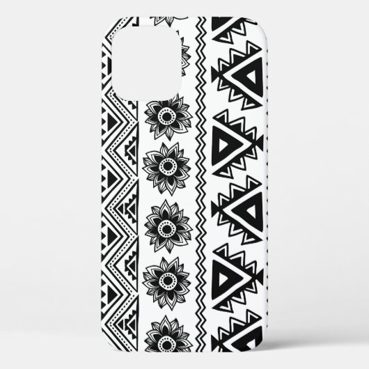 Tweede stam etnische, naadloze patroon. Case-Mate iPhone case (Achterkant)