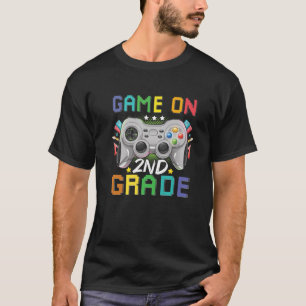 Tweede stap terug naar school Video Gamer Game op  T-shirt