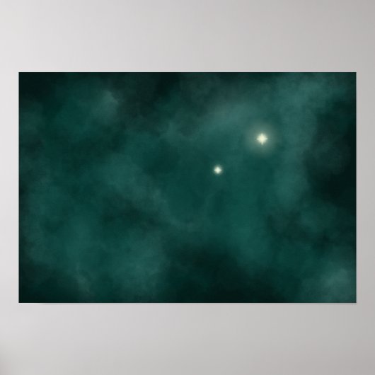 Tweede ster naar rechts Poster (Voorkant)