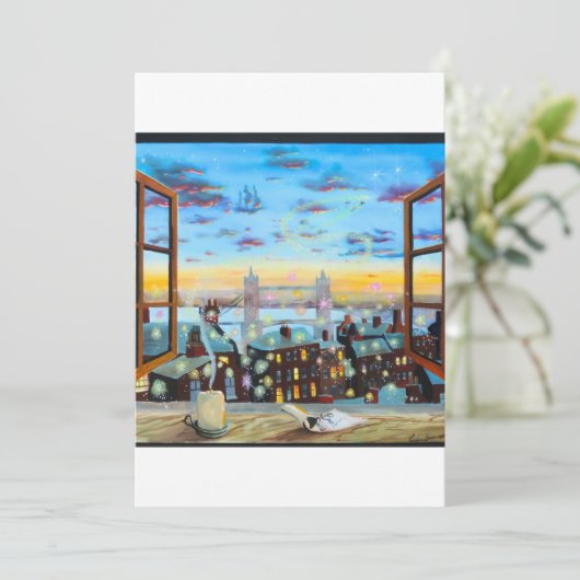 Tweede ster rechts. Peter Pan inspireerde kunst (Staand voorkant)