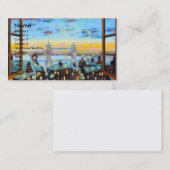 Tweede ster rechts. Peter Pan inspireerde kunst Visitekaartje (Voorkant / Achterkant)