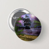 Tweede ster rechts. ronde button 5,7 cm (Voorkant /achterkant)