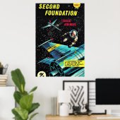 Tweede Stichting Isaac Asimov Poster (Thuiskantoor)