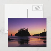 Tweede strand bij Twilight, Olympic NP, WA, Vereni Briefkaart (Voorkant / Achterkant)
