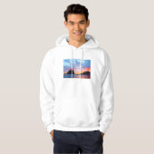 Tweede strand bij zonsondergang, Washington Hoodie (Voorkant volledig)