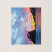 Tweede strand bij zonsondergang, Washington Legpuzzel (Verticaal)