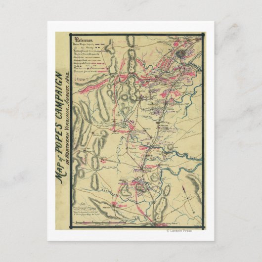 Tweede strijd tegen Bull Run 2 Briefkaart (Voorkant)