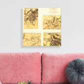 Tweede strijd tegen Bull Run 2 Canvas Afdruk (Insitu (Woonkamer))