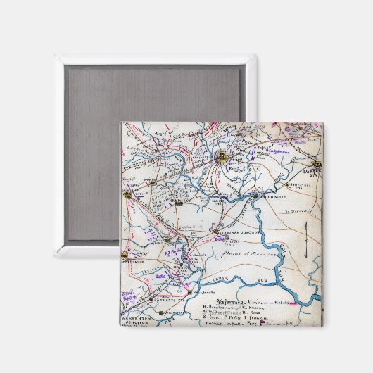 Tweede strijd tegen Bull Run 4 Magneet (Voorkant / Achterkant)