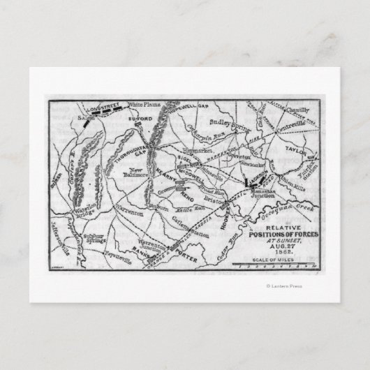 Tweede strijd tegen Bull Run Briefkaart (Voorkant)