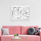 Tweede strijd tegen Bull Run Canvas Afdruk (Insitu (Woonkamer))