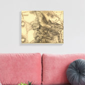 Tweede strijd tegen Bull Run Canvas Afdruk (Insitu (Woonkamer))