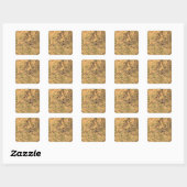Tweede strijd tegen Bull Run Vierkante Sticker (Vel)