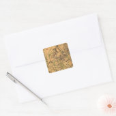 Tweede strijd tegen Bull Run Vierkante Sticker (Envelop)