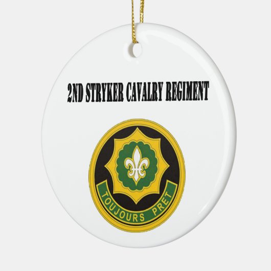 Tweede Stryker Cavalry Regiment Ornament (Links)