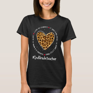 tweede studieweek naar leraar in rang t-shirt