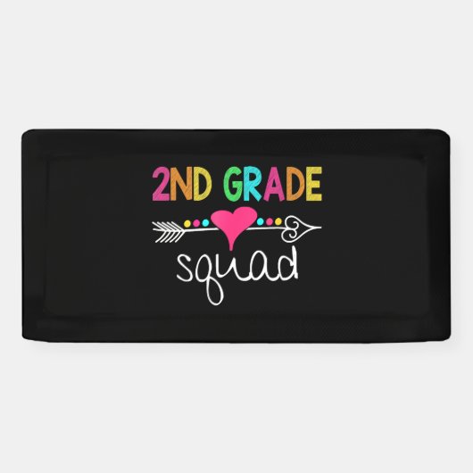 Tweede team lerarenopleiding tweede klas spandoek (Horizontaal)