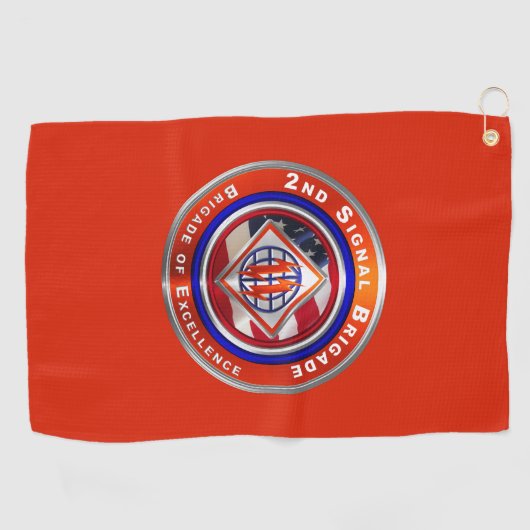 Tweede Theater Signal Brigade Golfhanddoek (Horizontaal)