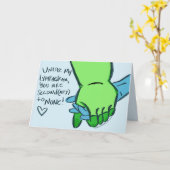 Tweede tot geen Tweede Lymphedema-kaart Kaart (Gele Bloem)