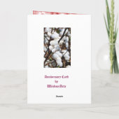 Tweede trouwdag - Katoen Kaart (Achterkant)